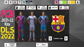 FC Barcelona 2021-22 Kits - DLS 22