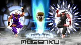 God Akuma vs Lord Ryu. Street Fighter MUGEN Multiverse