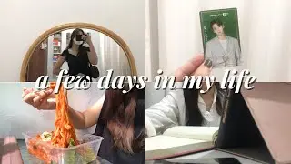 a few days in my life☁️🌼🍜| online classes, #BTS x Tokopedia, life during covid,etc | Indonesia