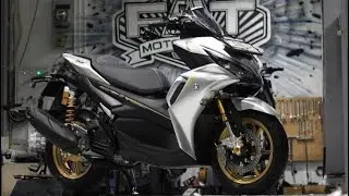 aerox 155 modif simple dana pelajar short