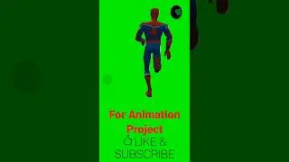 Spider Man #green #chromakey #animation