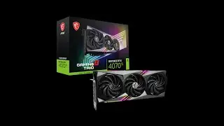 New MSI GeForce RTX 4070 Ti GAMING X TRIO 12G 4070 Ti Unboxing, Review, Specs vs RTX 3090 Ti