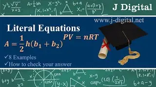 How to solve Literal Equations (Updated 2020)