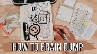 How to Brain Dump in Your Planner | What to Write in Your Planner
