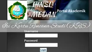Tutorial Mengisi Mata Kuliah di Portal Akademik UINSU Medan