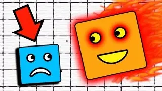 GEOMETRY DASH + BRUTES.IO! SMELTER.IO - NEW IO GAME