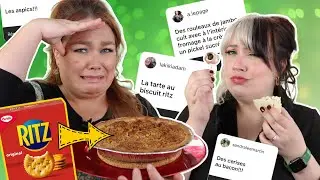 On reproduit VOS recettes étranges de famille pour Noël 🎄👩‍🍳 | LOUCHE |  2FILLESORDINAIRES