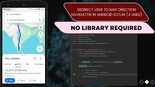 Open map to show direction from current location to destination location via intent-Android (No Lib)