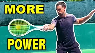 The key to easy power on the forehand!