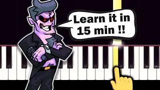 Friday Night Funkin - Bopeebo - EASY Piano tutorial