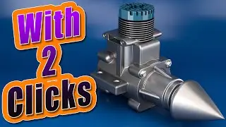 Hard Surface: With 2 Clicks Modeling In 3ds Max  || N°_289