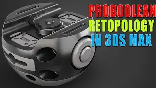 Topology Hard Surface: Sphere detail Retopology And Subdivide In Hard Surface In 3ds Max #19||N°_247