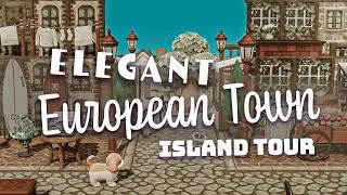 Aesthetic EUROPEAN TOWNCORE ISLAND TOUR 🌿 Bali Bali Island // Animal Crossing: New Horizons