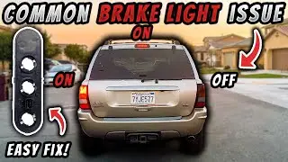 Fixing Brake Light Not Turning on The Right Way on Jeep WJ