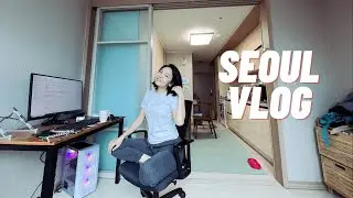Living in Seoul with my Samoyed | Room tour 2022 ($900/month) 🏡✨ | 외국인 일상 브이로그