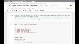 173  Exercise   While Loops and If Statements !