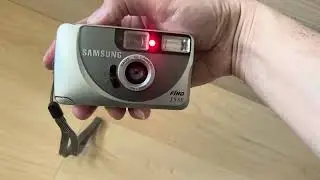 Samsung Fino 15SE retro 35mm photo compact camera filmroll device automatic test
