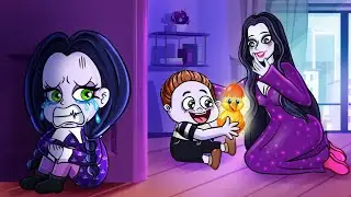 WEDNESDAY'S SAD STORY - Maybe Wednesday will have to leave this lonely house | The Addams family