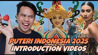 ATEBANG REACTION | PUTERI INDONESIA 2025 INTRODUCTION VIDEOS PART 1 