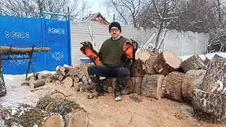 Денег нет! Пошёл по шабашкам! Большая резня бензопилой!