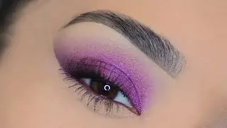 Maquillaje Morado FACIL Para Principiantes | Sin Pestañas Postizas