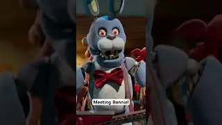 Meeting Bonnie from “Five Nights at Freddy’s”!! #fnaf #fivenightsatfreddys #fivenightsatfreddysmovie