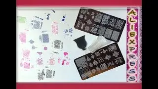 Обзор / Пластины для Стемпинга XY-J / Алиэкспресс /AliExpress.