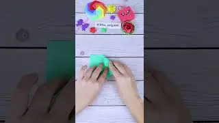 Ёлочка из бумаги с секретом / Как сделать подарок секрет на Новый год своими руками