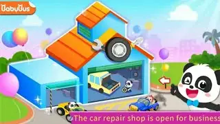 Little Panda's Auto Repair Shop Full HD|| By Babybus|| Educational Game