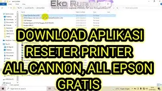 DOWNLOAD ALAT RESETER PRINTER CANNON DAN EPSON SEMUA TYPE - GRATIS TINGGAL DOWNLOAD DI DESKRIPSI