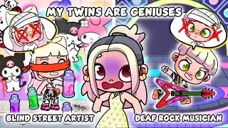 My Blind And Deaf Twins Are Geniuses 😍😱💖 | Sad Story | Avatar World Story / Toca Boca