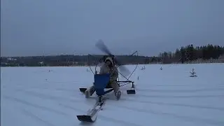 АЭРОСАНИ ПИЖМА ОБЗОР / 20 Л.С ЛИФАН ПЕРВЫЙ ВЫЕЗД И ОБКАТКА МОТОРА.