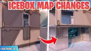 All Icebox Map Changes Before & After Showcase (Patch 4.04) - VALORANT