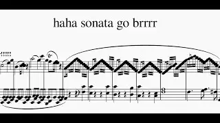 Mozart Piano Sonata but Mozart drank speed potion