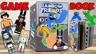 ROBLOX🌈 RAINBOW FRIENDS | Making Game Book | DIY