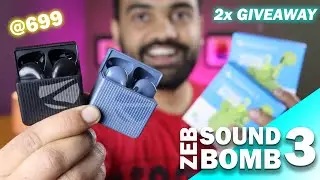 zeb sound bomb 3 || only 699 wireless earbuds