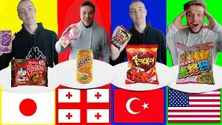 ПРОБУЕМ СЛАДОСТИ ВСЕГО МИРА ЧЕЛЛЕНДЖ / MYSTERY BOX/РАСПАКОВКА / ЯПОНСКИЕ КОРЕЙСКИЕ ВКУСНЯШКИ / СНЭКИ