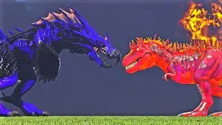 THE WORLD BOSS TYRANNOSAURUS VS NOVA THE DESTROYER (ARK SURVIVAL EVOLVED BATTLE DINOSAUR BOSS)
