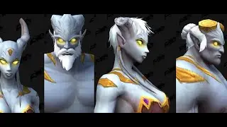 NEW Lightforged Draenei Customization Options (Shadowlands patch 9.1.5)
