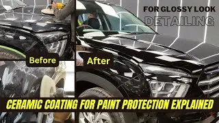 सबसे जरूरी Detailing काली Car के लिये 🔥 9H Ceramic Coating for Paint Protection Explained in Hindi