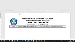 ✅Cara Membuat Kop Surat dan isinya Muncul Otomatis di MS Word