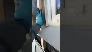 Обналичка окна из металла! Как сделать красиво!