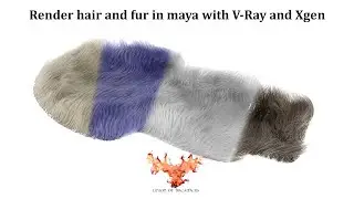 Render fur en maya y Xgen con V-ray/ render fur in maya with V-ray