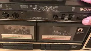 Sony CFS-W365S vintage radio boombox