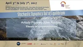Theory of synchronization - Lecture 3
