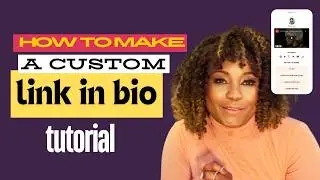 Creators: Brand yourself and save money with free custom Canva link in bio | Tutorial