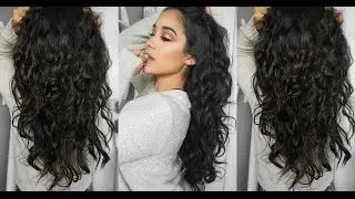 Super Easy HEATLESS Wavy Hair Tutorial