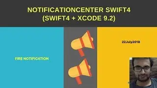 NotificationCenter Swift4 tutorial