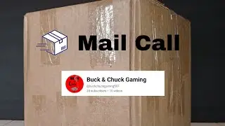 Mail call from our friend and fellow collector, Buck & Chuck Gaming!