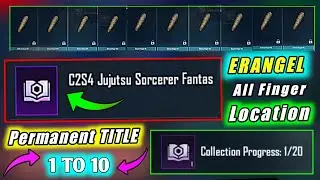 Easyway To Get (Jujutsu Sorcerer Fantasy) Title in BGMI | How To Get (All Sukuna Finger) in ERANGEL